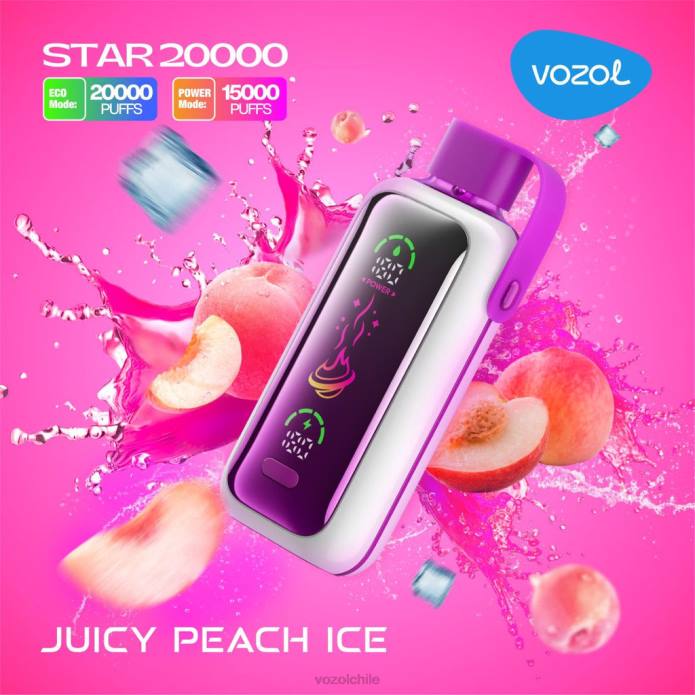 VOZOL Vape - jugoso hielo de durazno VOZOL STAR 20000 8TFN10
