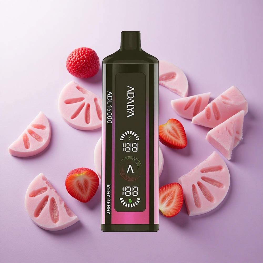 Baya Muy Deliciosa Adalya ADL 16000 PRO Puffs Vape Desechable con Pantalla Digital Chile wholesale