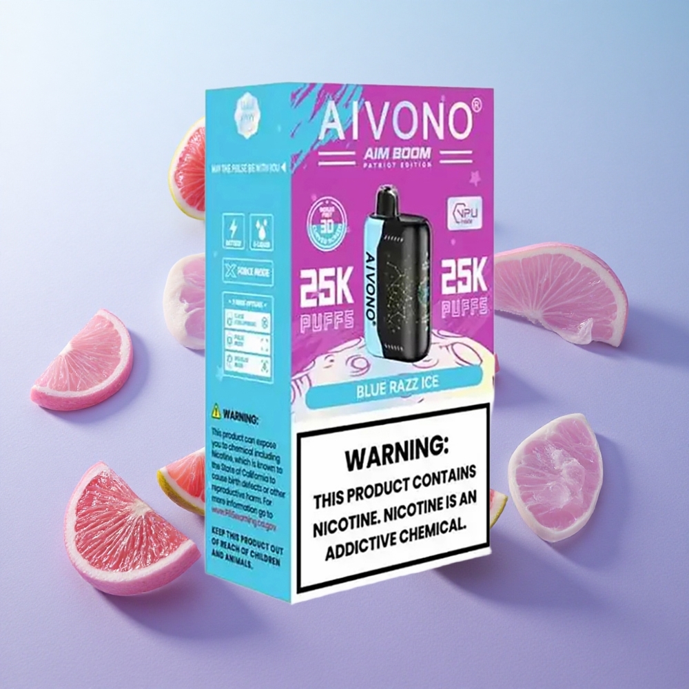 Arándano Azul Hielo Aivono Aim Boom 25000 Puffs 28ml Capacidad de Líquido Chile wholesale