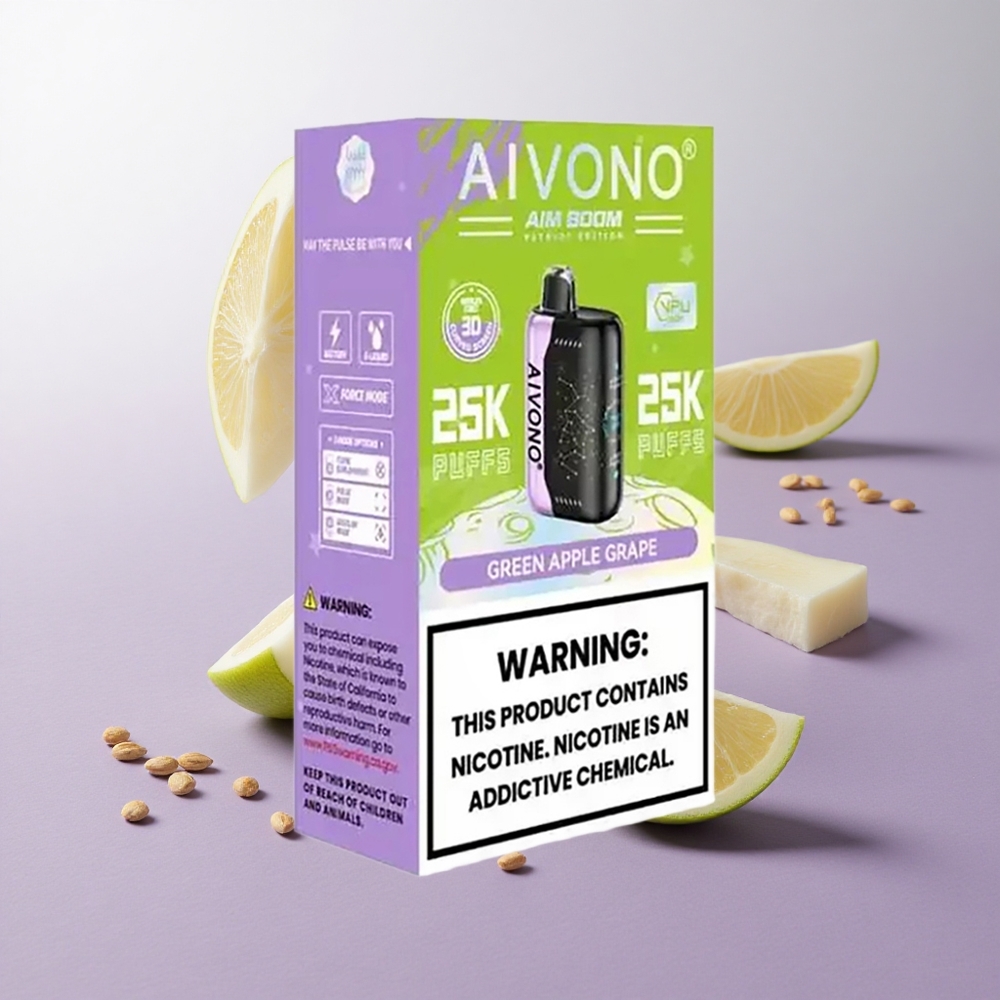 Manzana Verde Uva Aivono Aim Boom 25000 Puffs 28ml Capacidad de Líquido Chile wholesale
