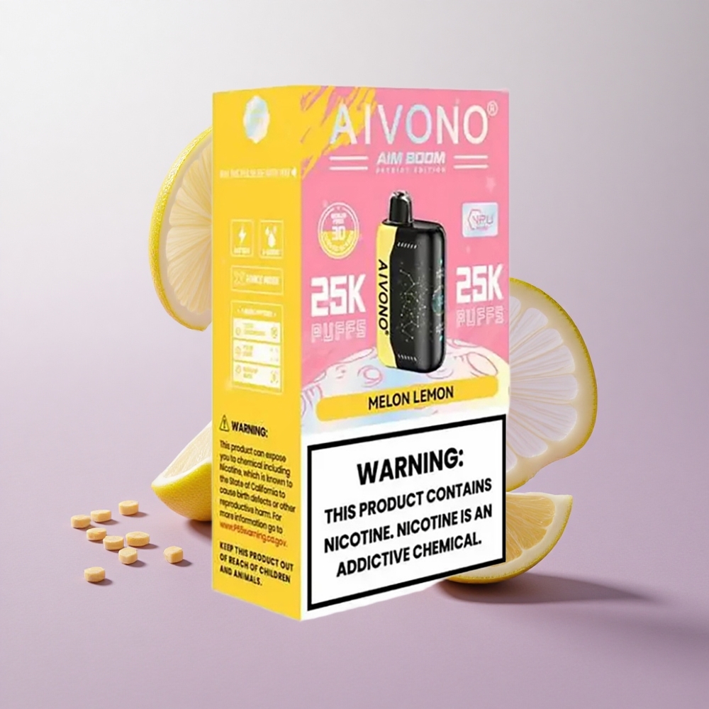 Melón Limón Aivono Aim Boom 25000 Puffs 28ml Capacidad de E-Líquido Chile wholesale