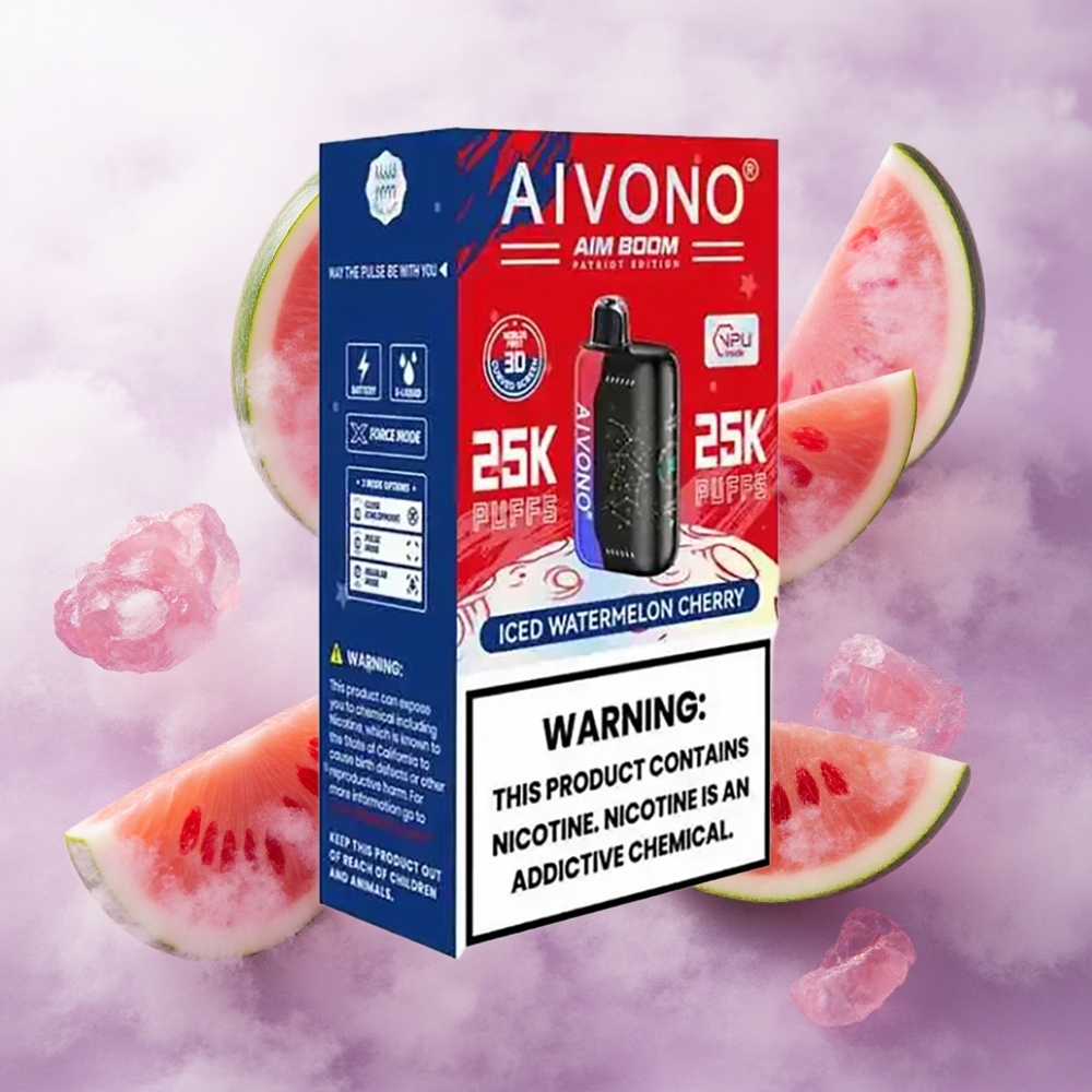 Sandía Cereza Helada Aivono Aim Boom 25000 Puffs 28ml Capacidad de E-Líquido Chile wholesale
