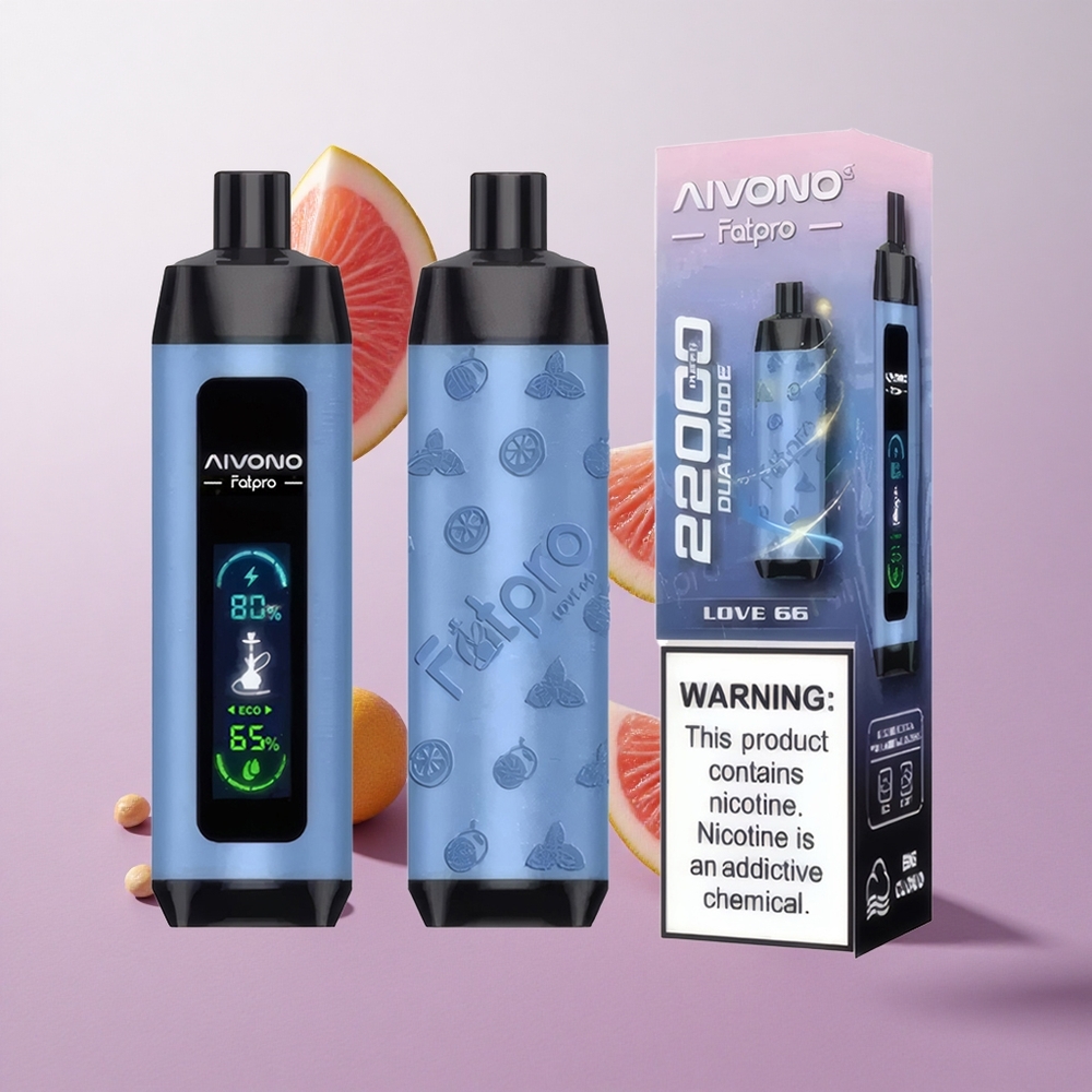 66 Sabores Naturales & Artificiales Aivono Aim Fatpro 22000 Puffs Eco/Boost Dual Modes Chile wholesale