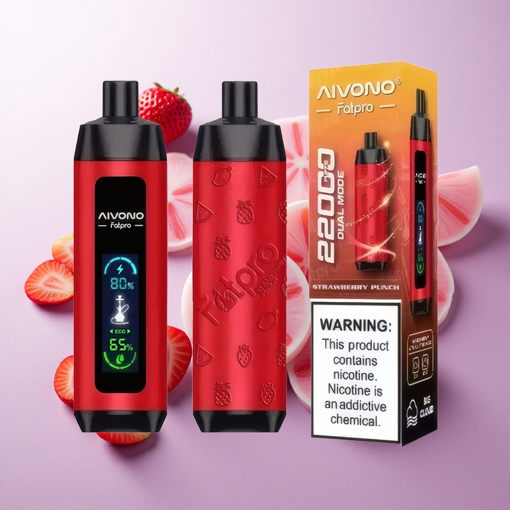Fresa Punch Aivono Aim Fatpro 22000 Puffs 28ml Chile wholesale
