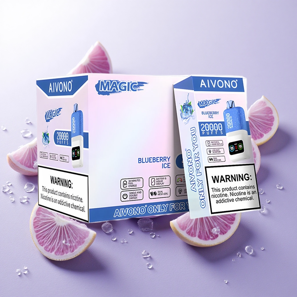 Arándano Azul Hielo Aivono Aim Magic 20000 Puffs Pantalla LCD Chile wholesale