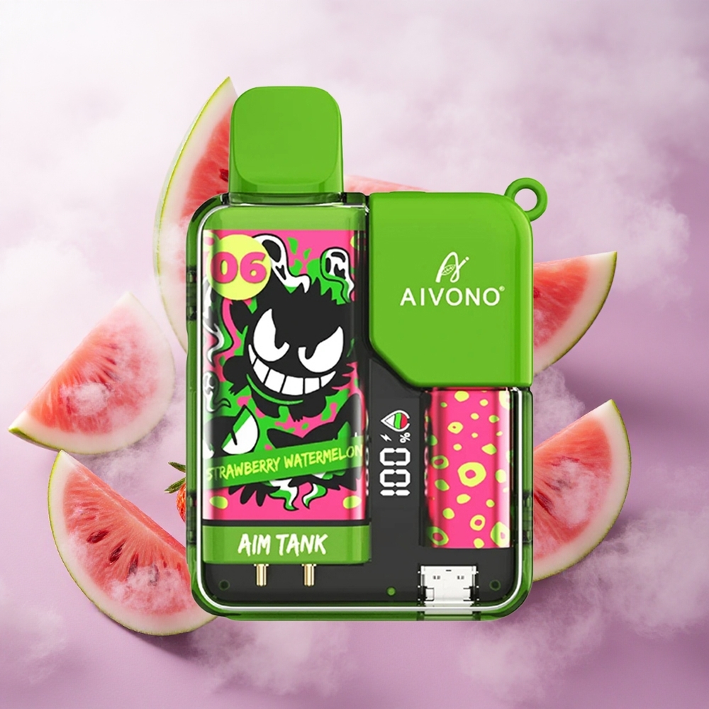 Fresa Sandía Aivono Aim Tank 9500 Puffs 18ml Capacidad Chile wholesale
