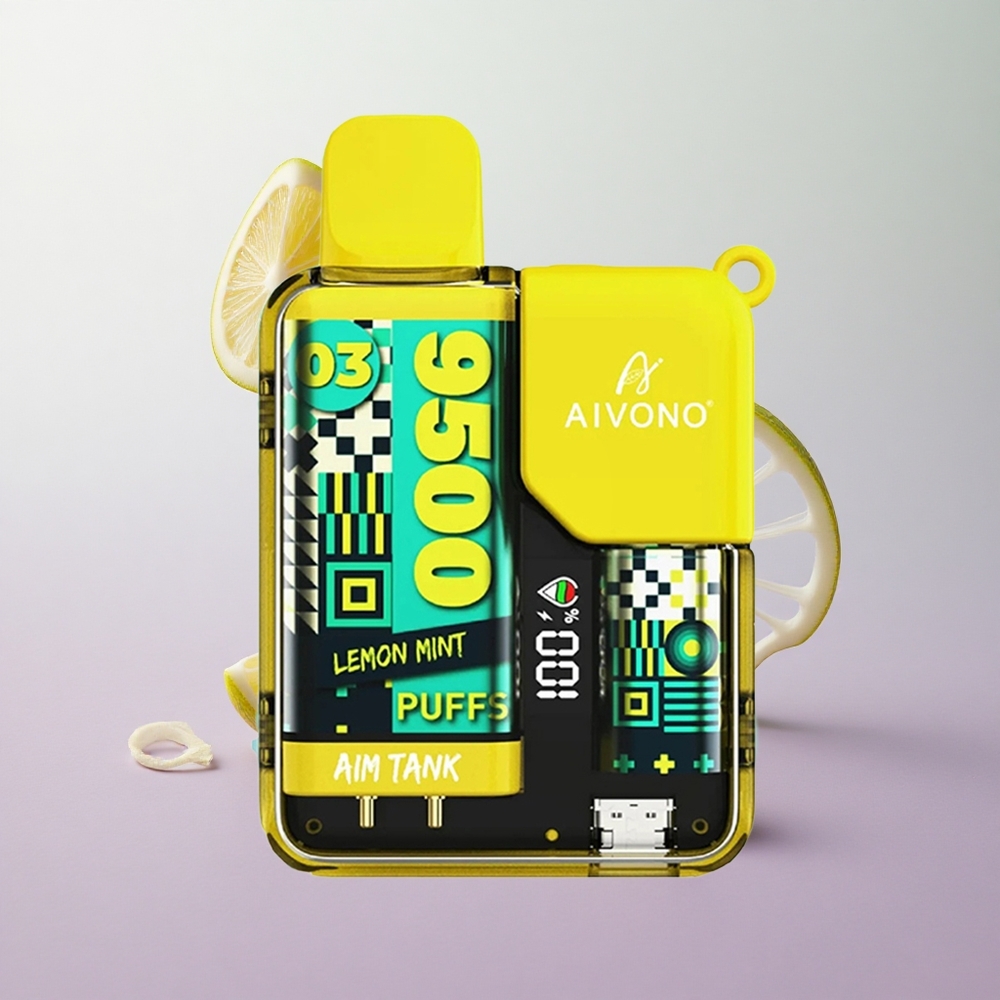 Menta Limón Aivono Aim Tank 9500 Puffs 18ml Capacidad Chile wholesale