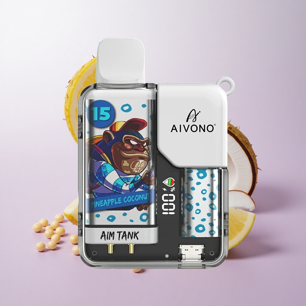 Piña Coco Aivono Aim Tank 9500 Puffs 18ml Capacidad Chile wholesale