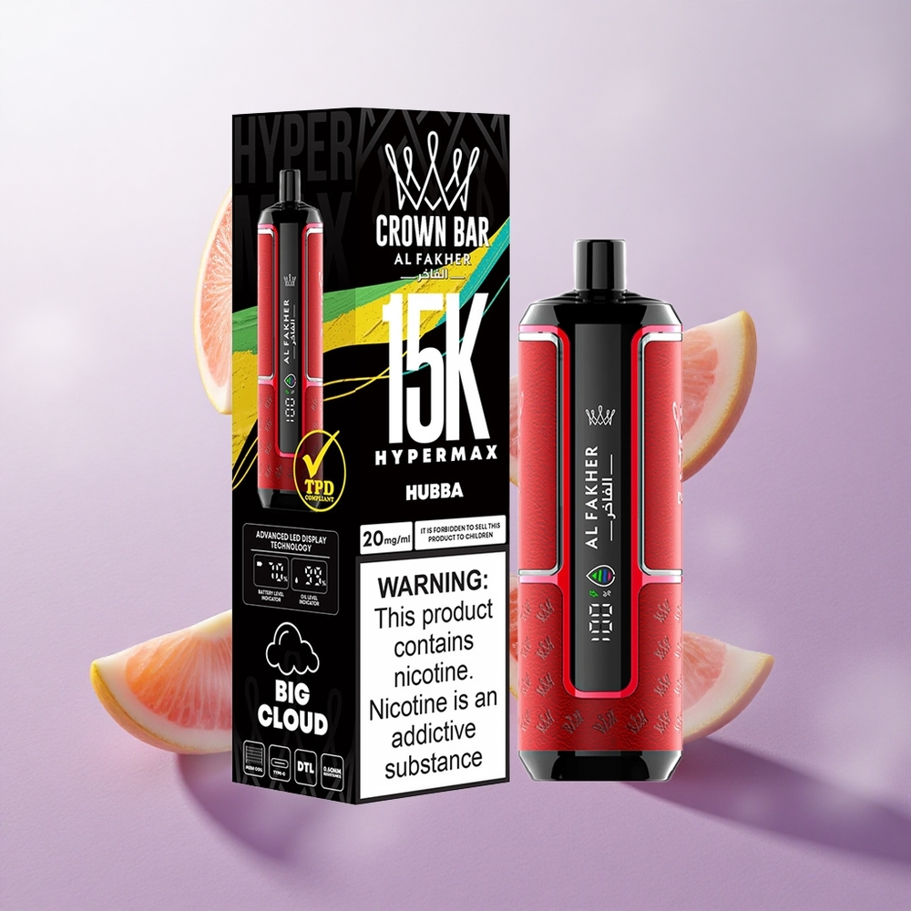 Al Fakher Crown Bar 15K Hipermáx Desechable Kit de Vapeo Chile wholesale