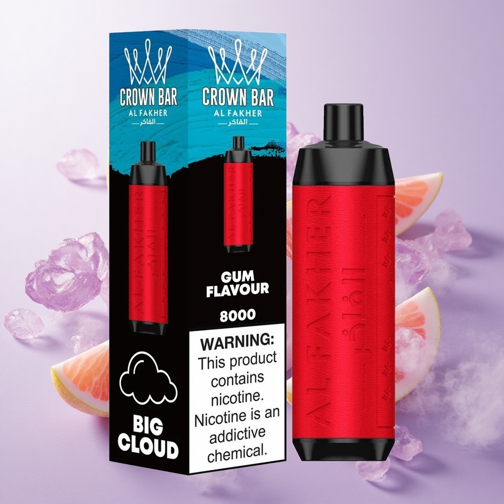 Sabor a Chicle Al Fakher Crown Bar 8000 Puffs Chile wholesale