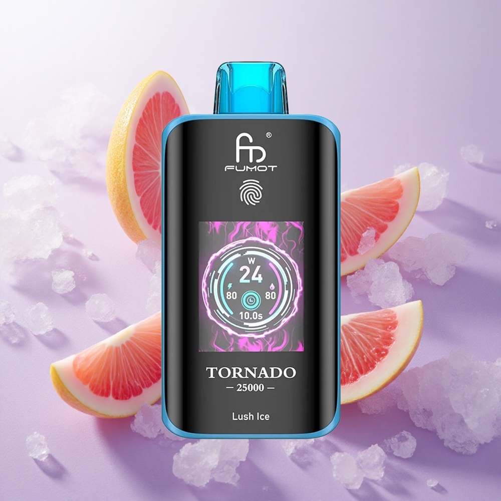 Hielo Lujoso Fumot Tornado 25000 Puffs Pantalla HD Chile wholesale