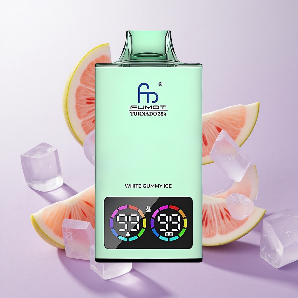 Caramelo Blanco Helado Fumot Tornado 35000 Puffs Dual Malla Chile wholesale