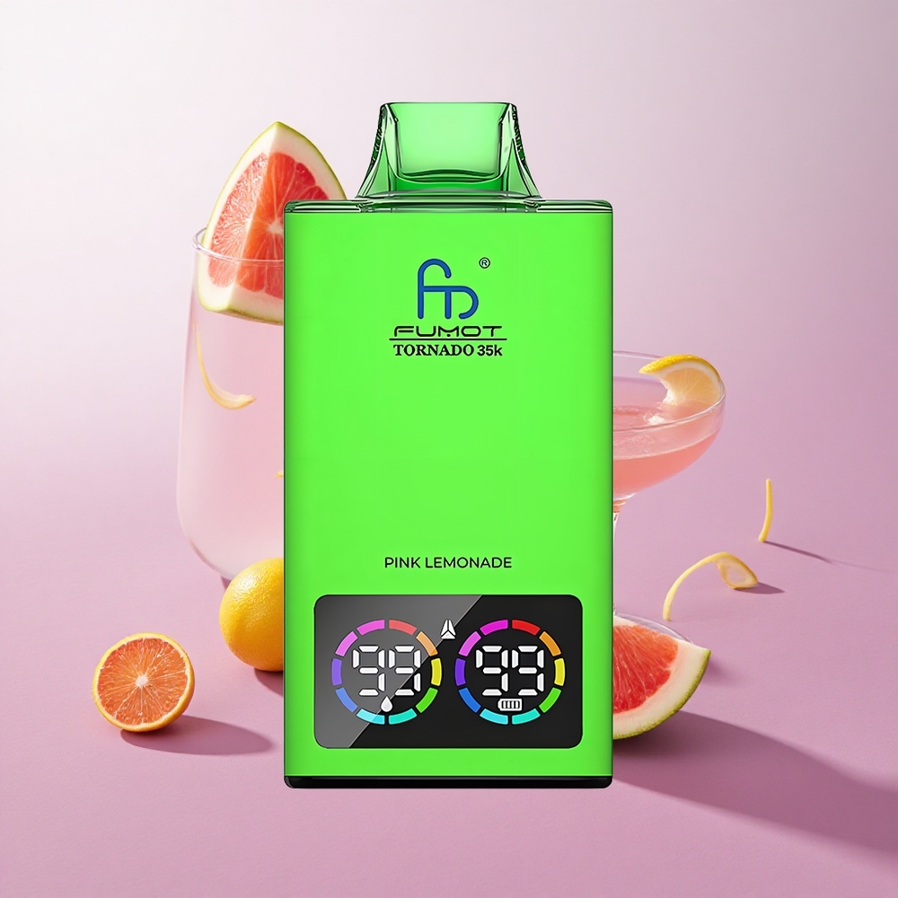Limón Rosa Fumot Tornado 35000 Puffs Dual Malla Chile wholesale