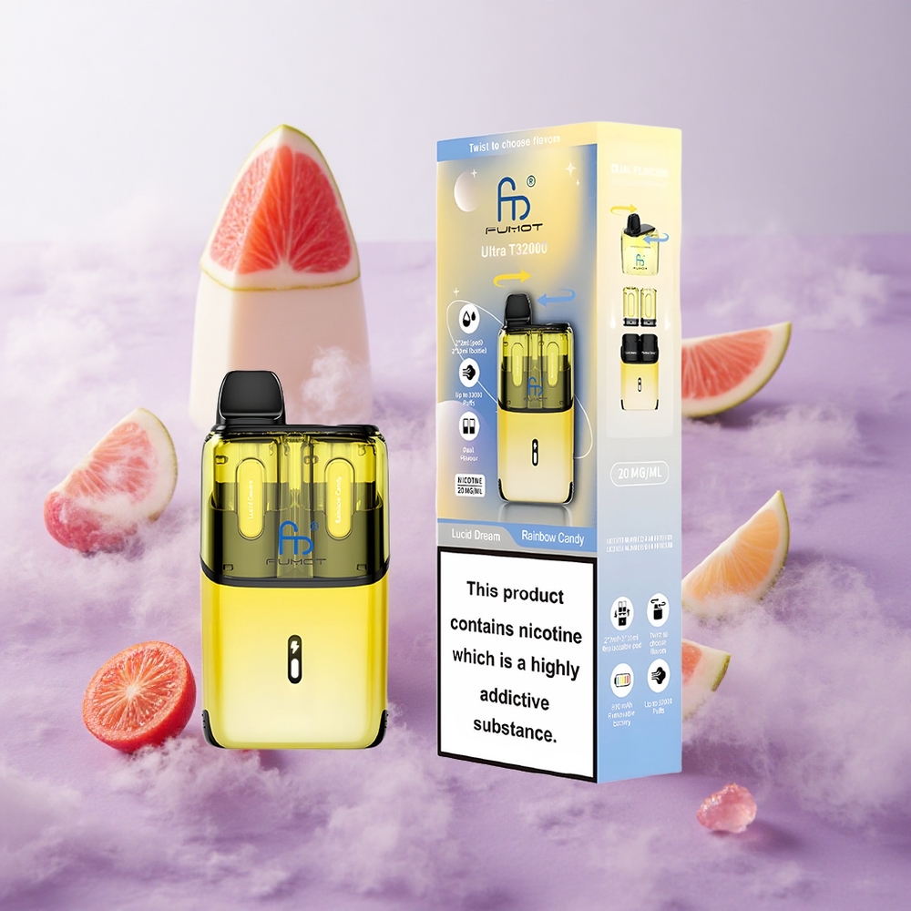 Caramelo Arcoíris Fumot Ultra T32000 Hasta 32000 Puffs Carga Rápida Tipo-C Chile wholesale