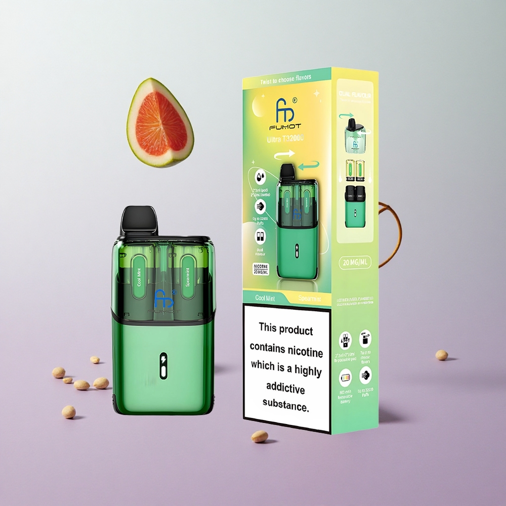 Menta Fresca-Menta Verde Fumot Ultra T32000 Hasta 32000 Puffs Carga Rápida Tipo-C Chile wholesale