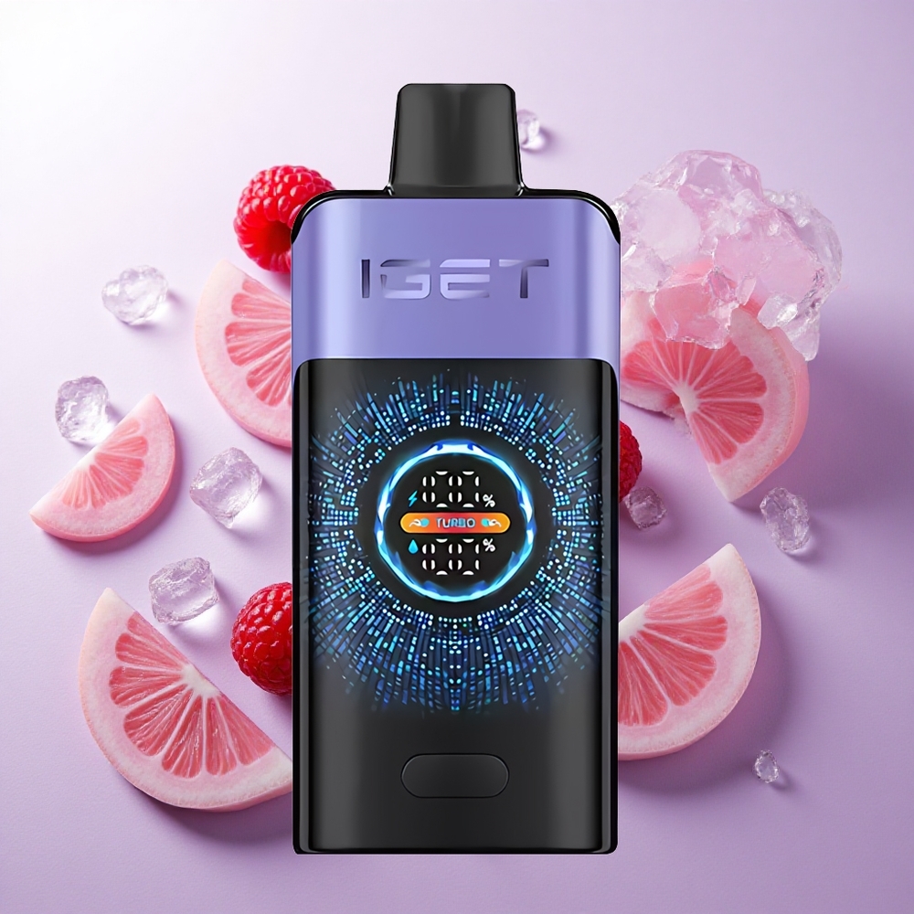 Frambuesa Uva Helada IGET ONE 12000 Puffs 2700 mAh Batería Chile wholesale