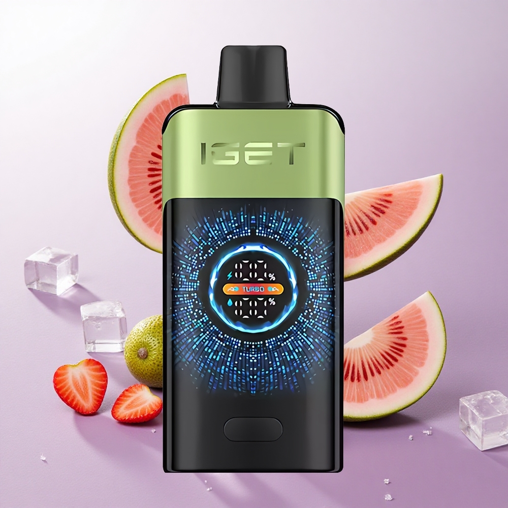 Fresa Kiwi Helado IGET ONE 12000 Puffs Pantalla Grande Curva a Color Chile wholesale