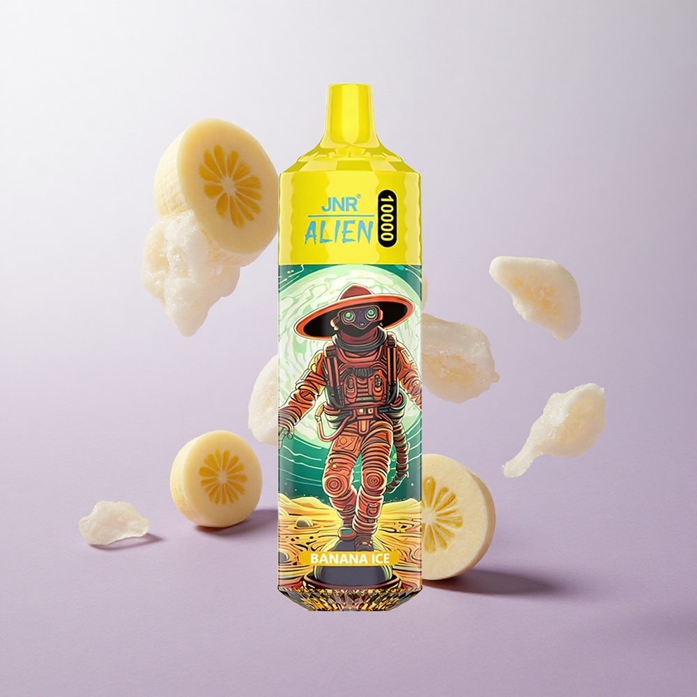 Plátano Hielo JNR Alien 10000 Puffs Batería 850mAh Chile wholesale
