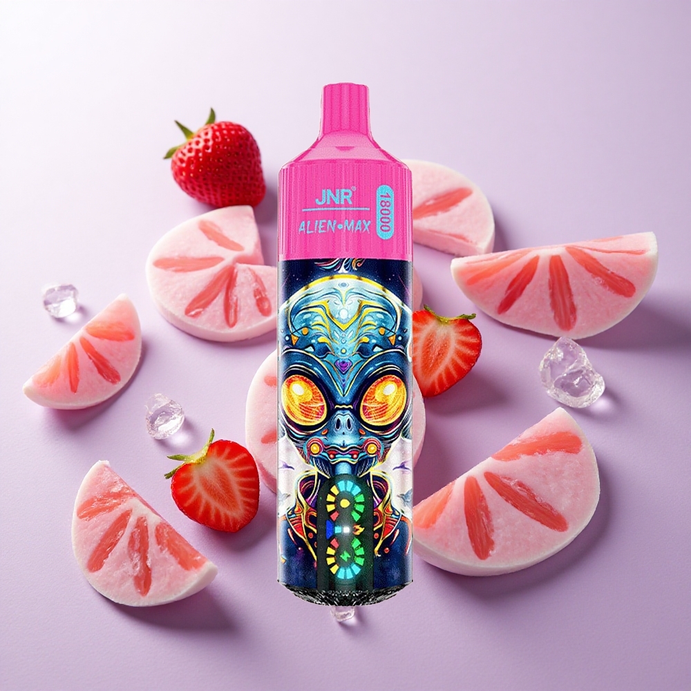 Fresa Helada JNR Alien Max 18000 Puffs Pantalla LED Inteligente Chile wholesale