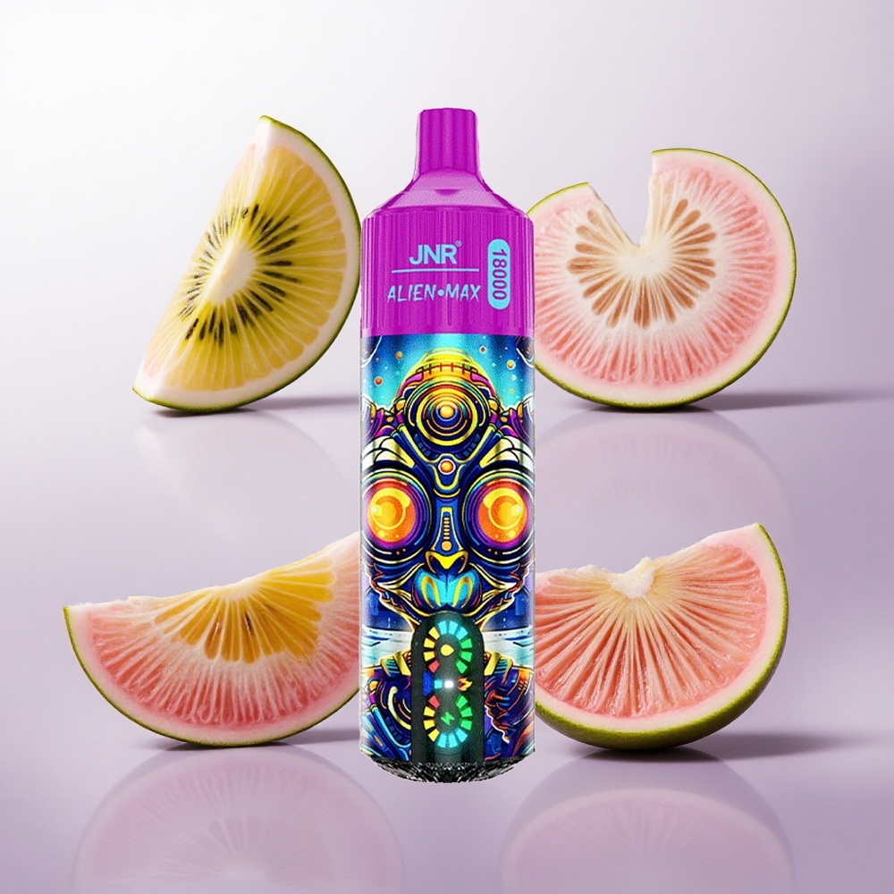 Kiwi Maracuyá Guayaba JNR Alien Max 18000 Puffs Pantalla LED Inteligente Chile wholesale