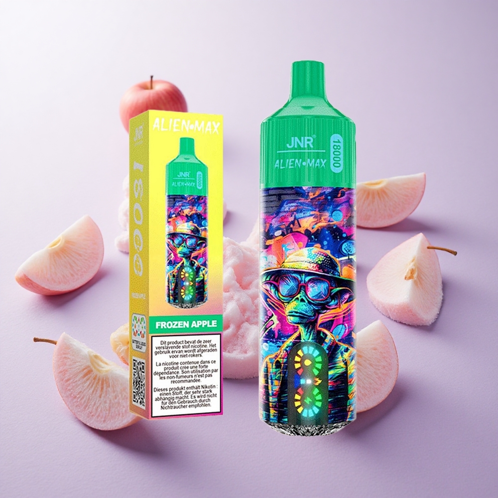 Manzana Helada JNR Alien Max 18000 Puffs Pantalla LED Inteligente Chile wholesale