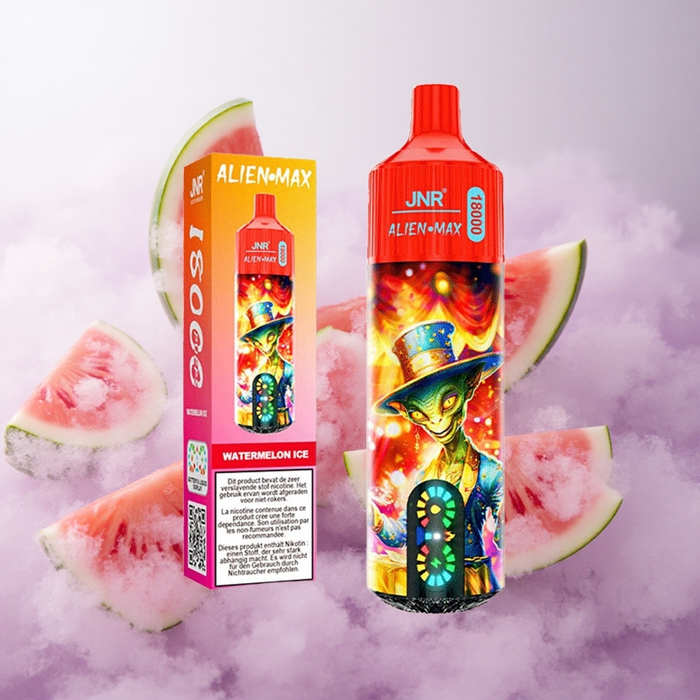 Sandía Helada JNR Alien Max 18000 Puffs Pantalla LED Inteligente Chile wholesale