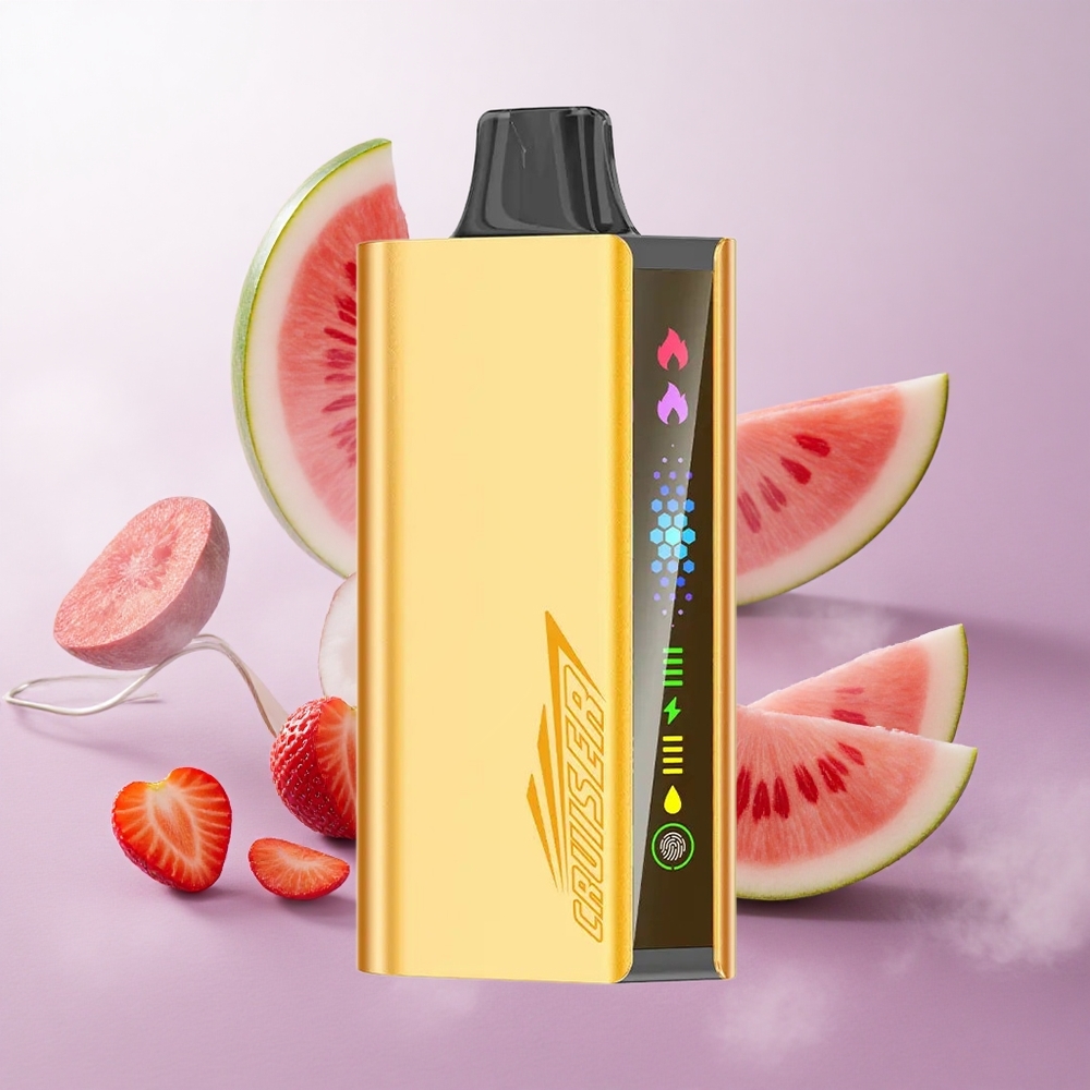 Fresa Coco Sandía JNR Cruiser 12000 Puffs Pantalla Animada Chile wholesale
