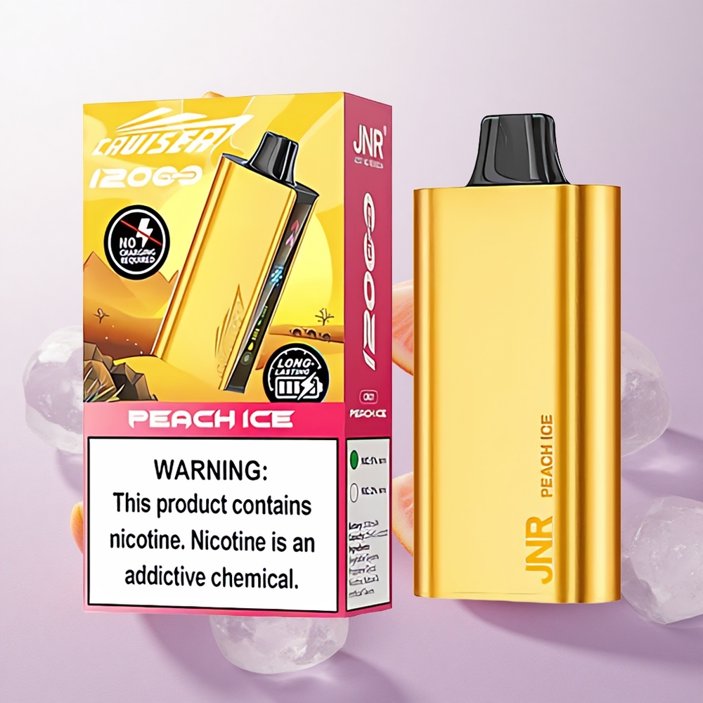 Melocotón Hielo JNR Cruiser 12000 Puffs Sin Cargar Vape Desechable con Batería Integrada Chile wholesale