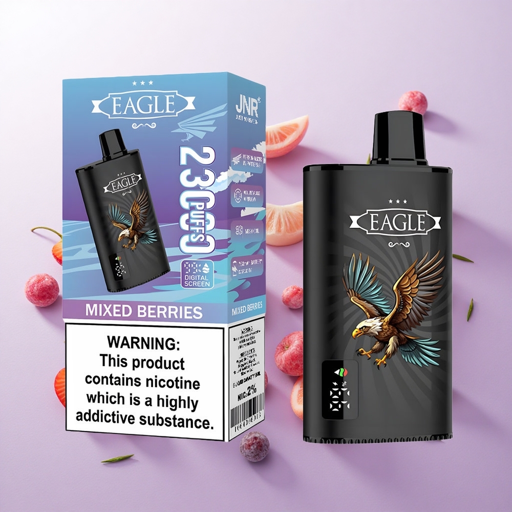 Bayas Mixtas JNR EAGLE Smart 23000 Puffs Pantalla Digital Chile wholesale