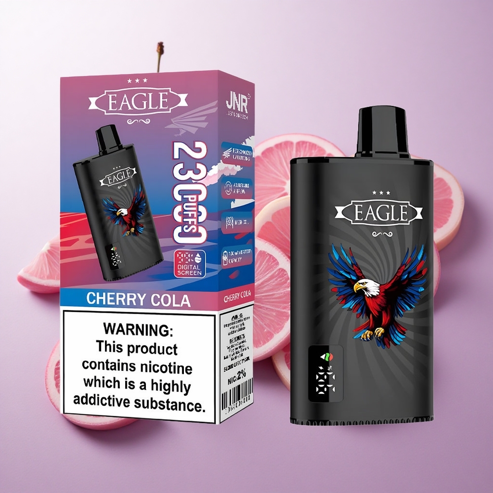 Cereza Cola JNR EAGLE Smart 23000 Puffs Pantalla Digital Chile wholesale