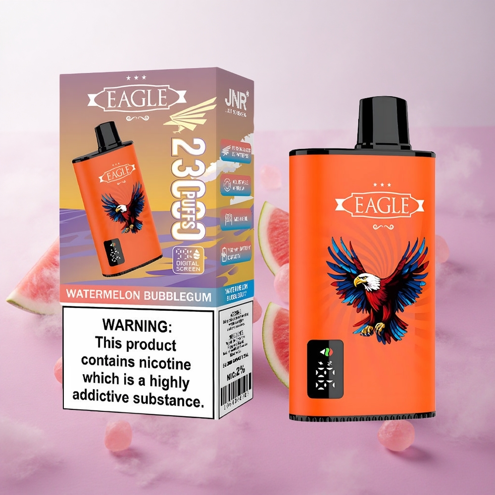 Chicle de Sandía JNR EAGLE Smart 23000 Puffs Pantalla Digital Chile wholesale