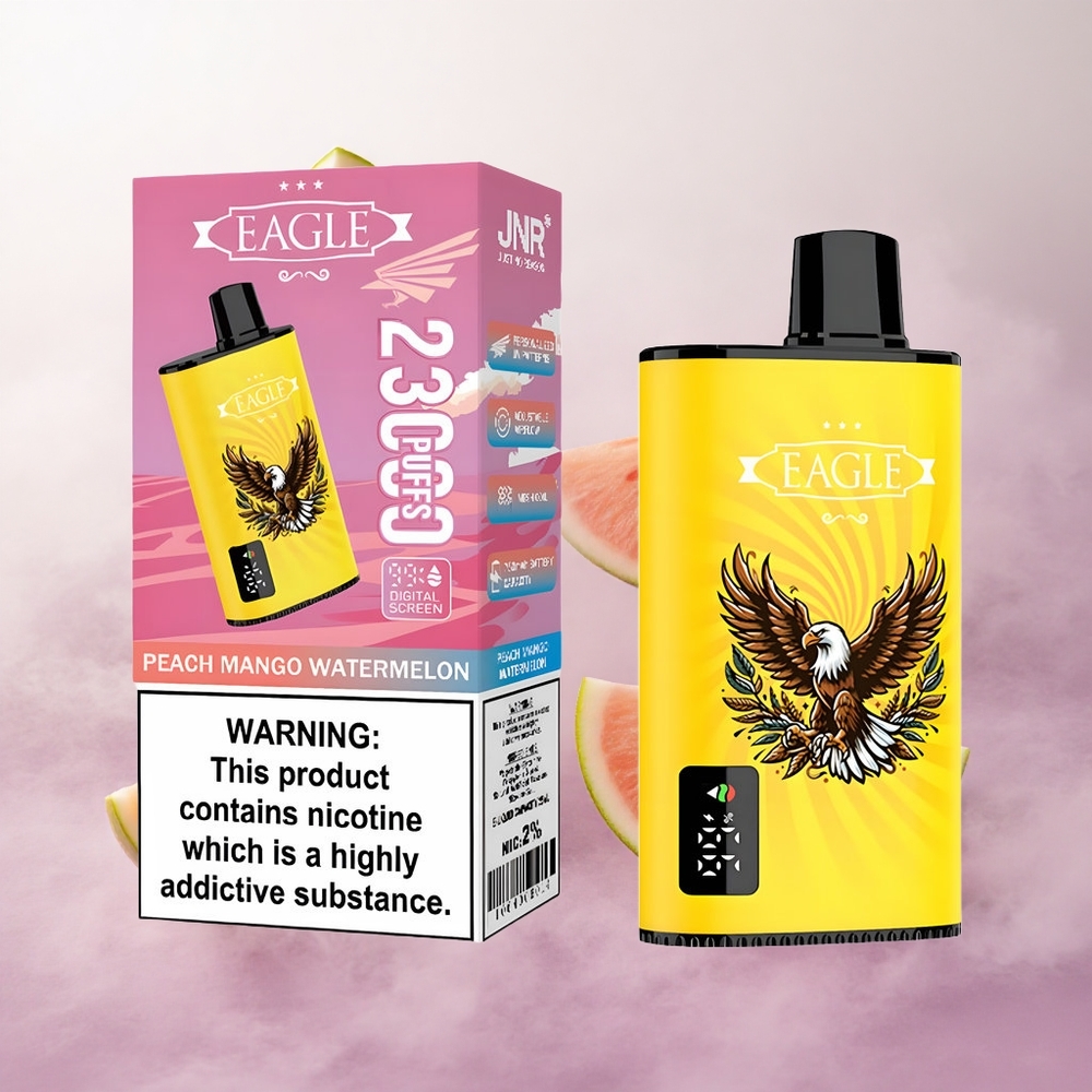 Durazno Mango Sandía JNR EAGLE Smart 23000 Puffs Pantalla Digital Chile wholesale