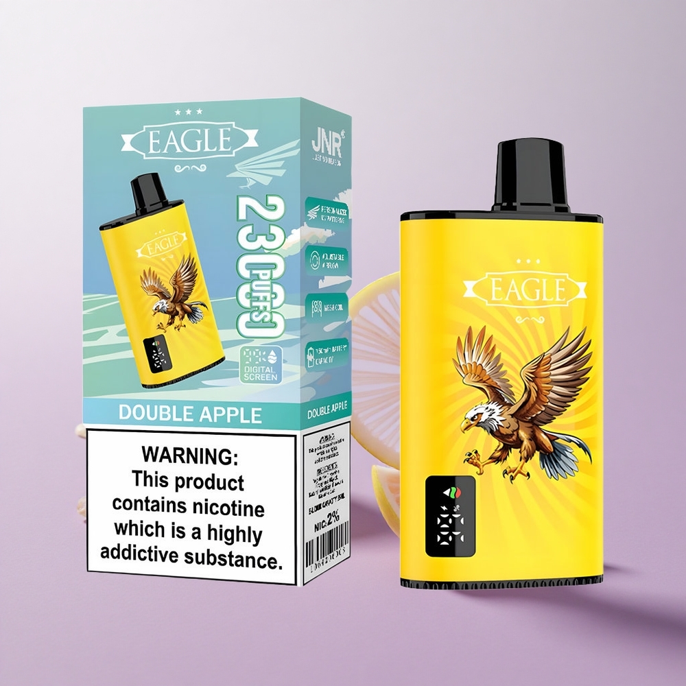 Manzana Doble JNR EAGLE Smart 23000 Puffs Pantalla Digital Chile wholesale