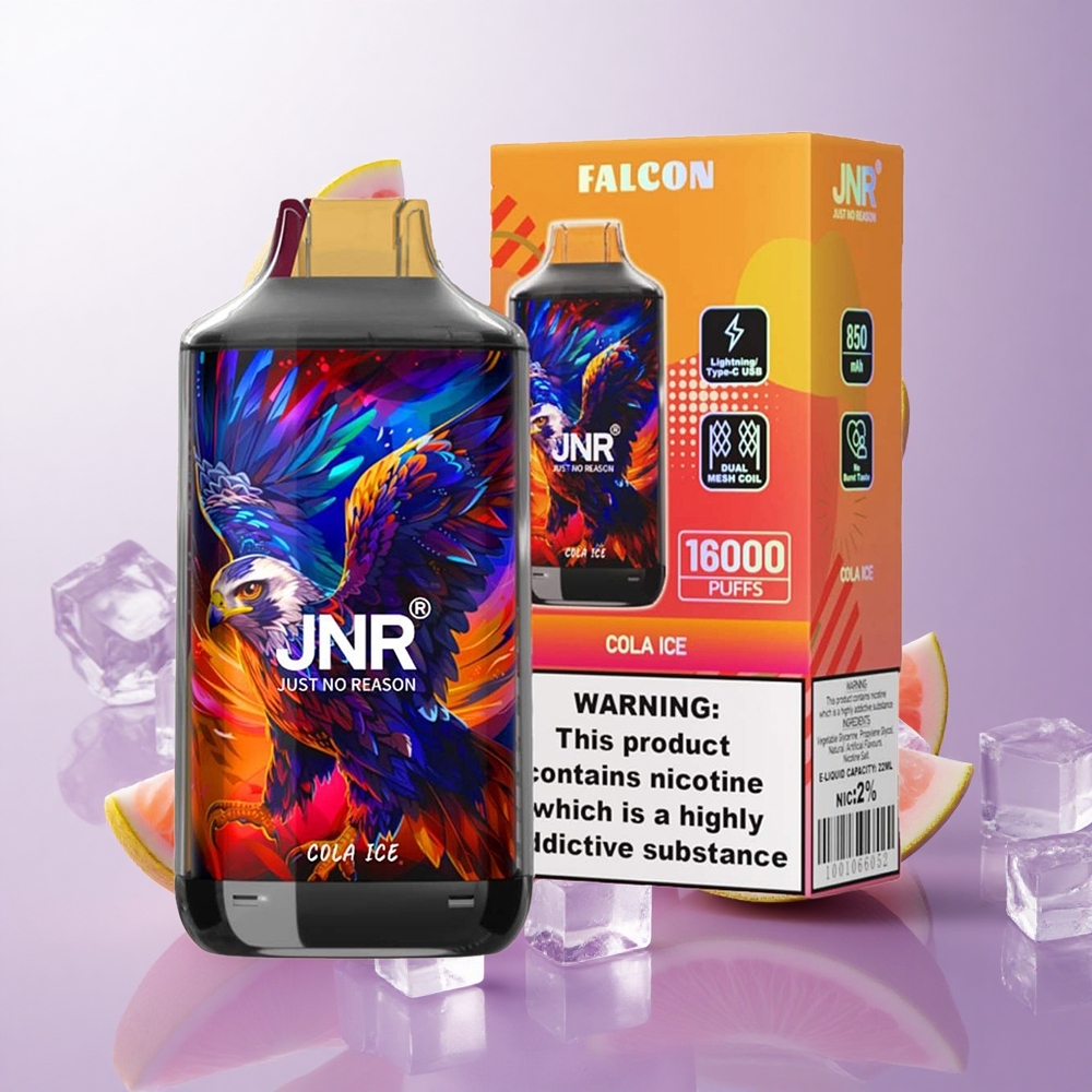 Cola Helada JNR Falcon 16000 Puffs Batería 850 mAh Chile wholesale