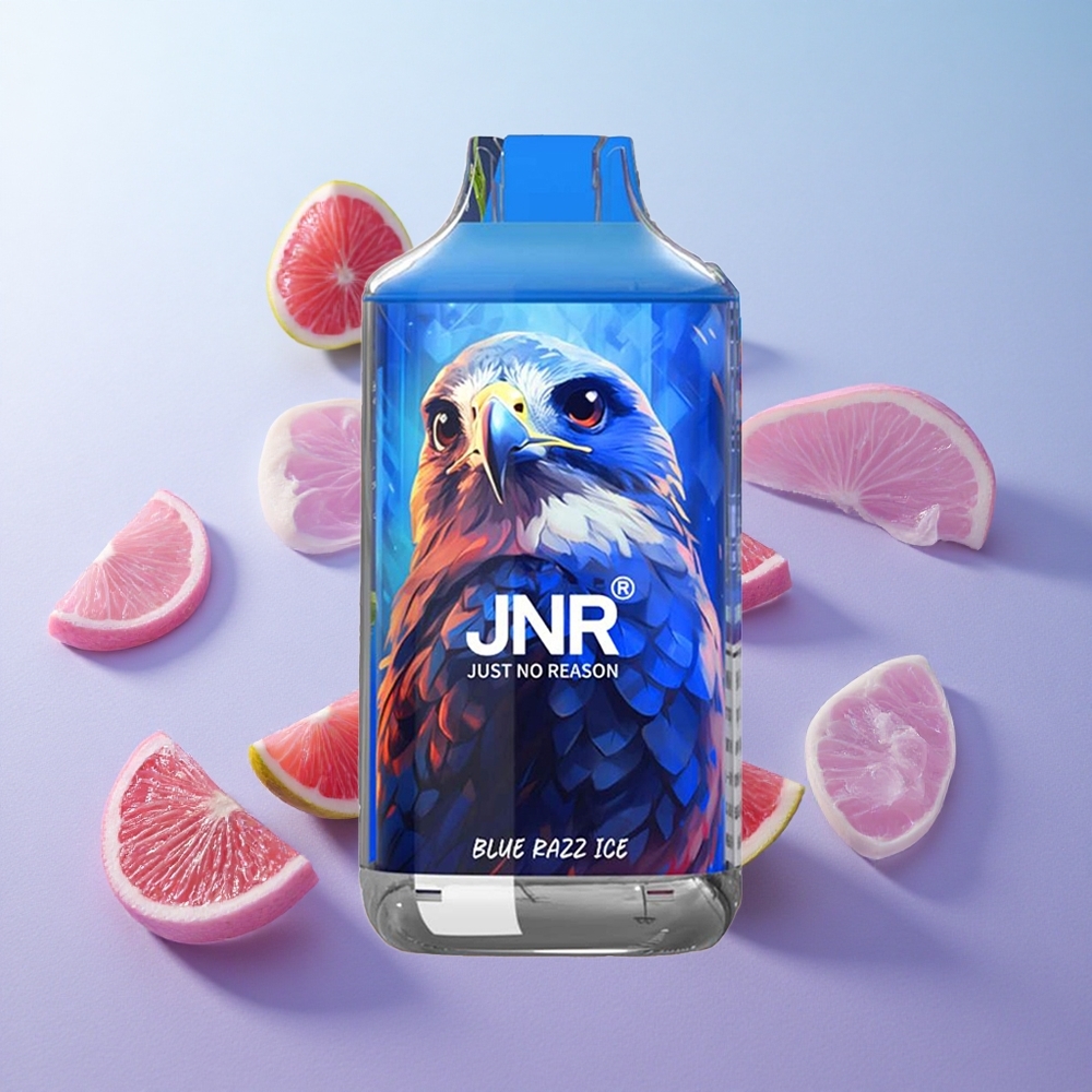 Frambuesa Azul Hielo JNR Falcon 16000 Puffs Pantalla LED Inteligente Chile wholesale