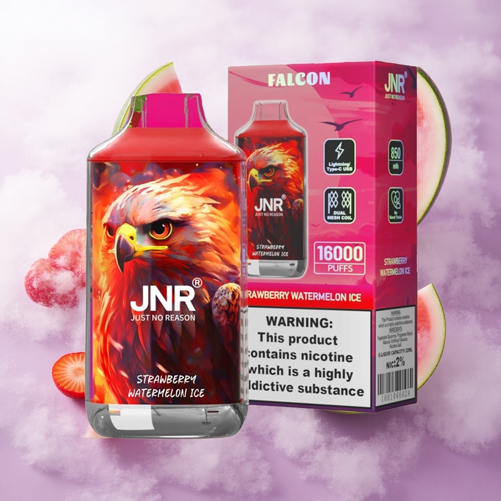 Fresa Sandía Hielo JNR Falcon 16000 Puffs Batería 850 mAh Chile wholesale