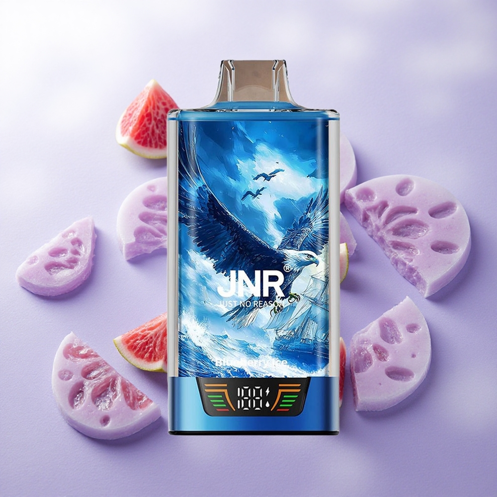 Arándano Azul Hielo JNR Falcon Pro 28000 Puffs Dual Malla Chile wholesale
