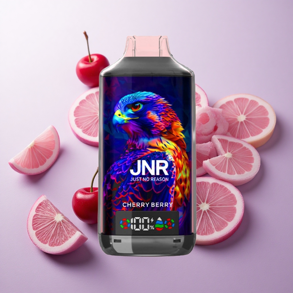 Cereza Baya JNR Falcon X 18000 Puffs con Pantalla Digital Chile wholesale
