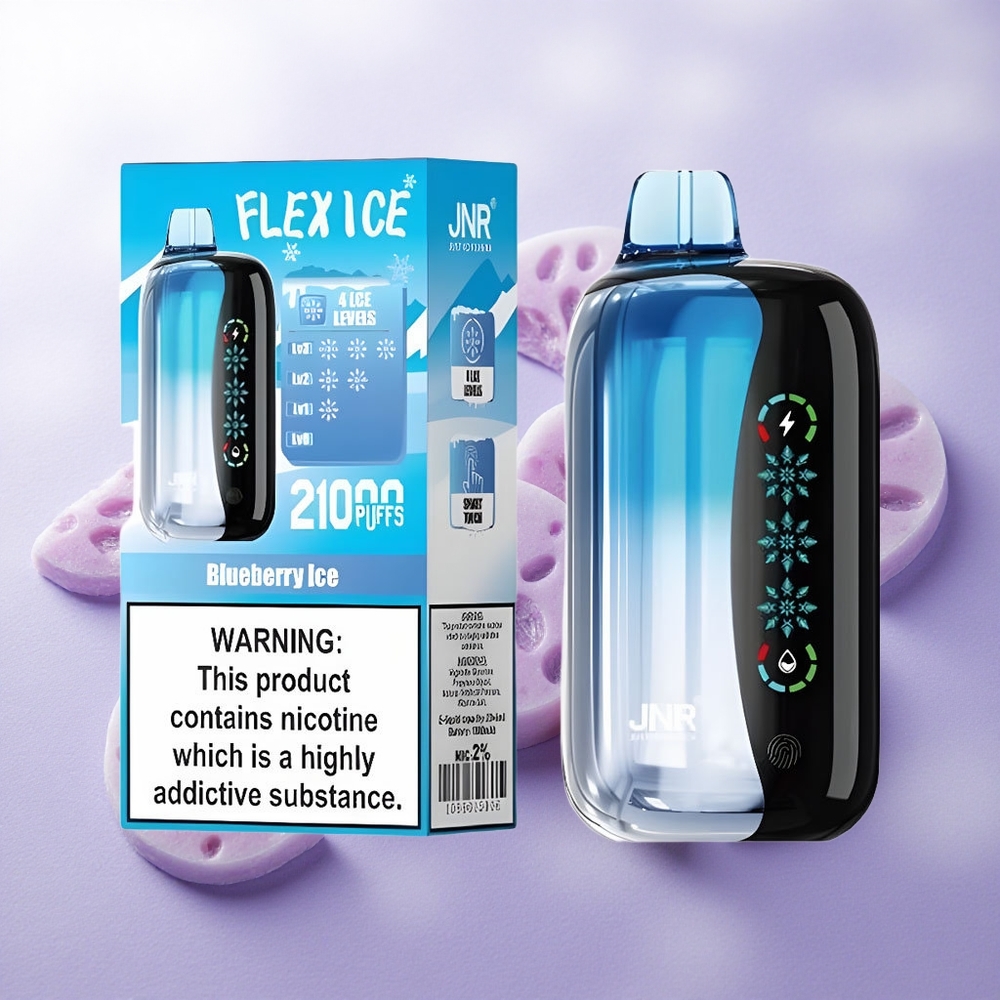 Arándano Azul Hielo JNR Flex 21000 Puffs Pantalla Táctil Chile wholesale