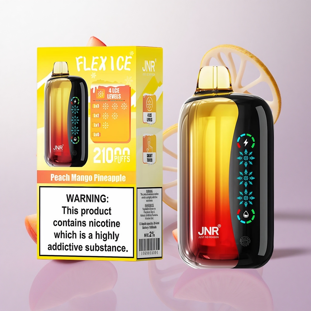 Durazno Mango Piña JNR Flex 21000 Puffs Pantalla Táctil Chile wholesale