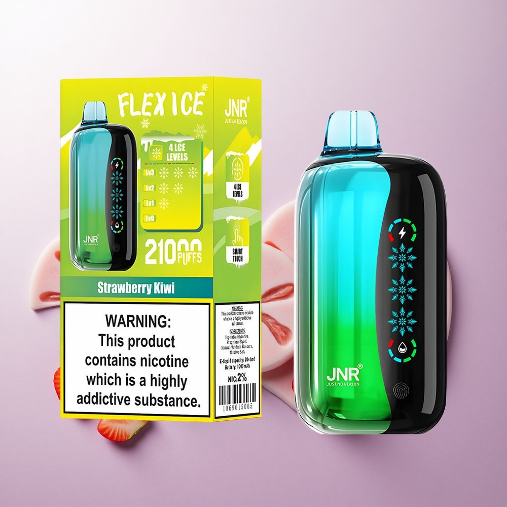Fresa Kiwi JNR Flex Ice 21000 Puffs Pantalla Táctil Chile wholesale