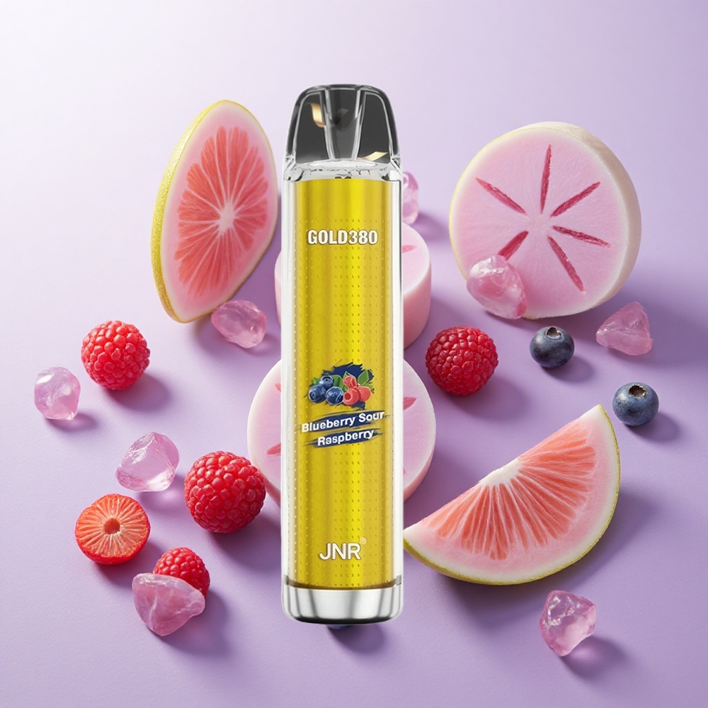 Arándano Agrio Frambuesa JNR Gold380 6000 Puffs 13ml Capacidad de Líquido Chile wholesale