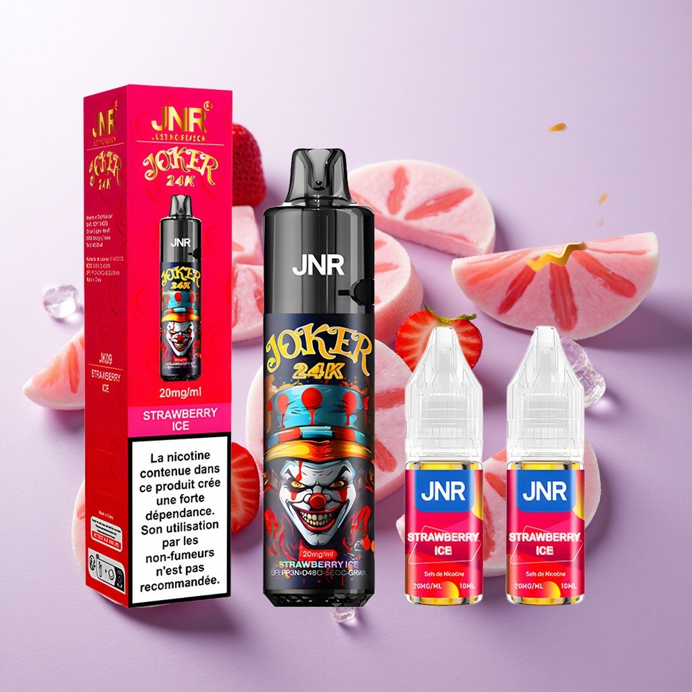 Fresa Helada JNR Joker 24000 Puffs Pod Recargable Chile wholesale
