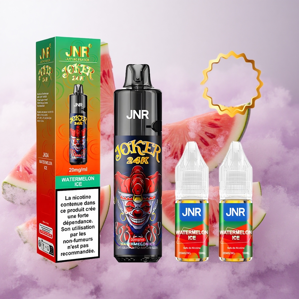 Sandía Helada JNR Joker 24K Puffs Recargable Chile wholesale