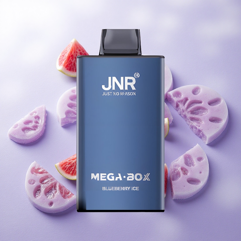 Arándano Azul Hielo JNR Mega Box 25000 Puffs Capacidad Dual de E-líquido Chile wholesale