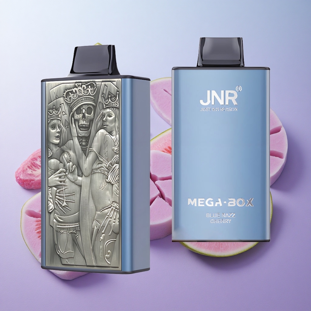 Frambuesa Azul Cereza JNR Mega Box 25000 Puffs Vape Desechable Tipo-C Chile wholesale