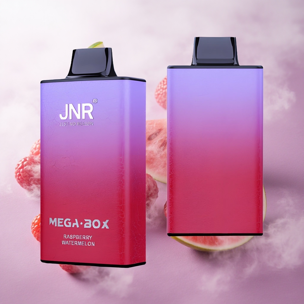 Frambuesa Sandía JNR Mega Box 25000 Puffs Vape Desechable Carga Rápida Tipo-C Chile wholesale