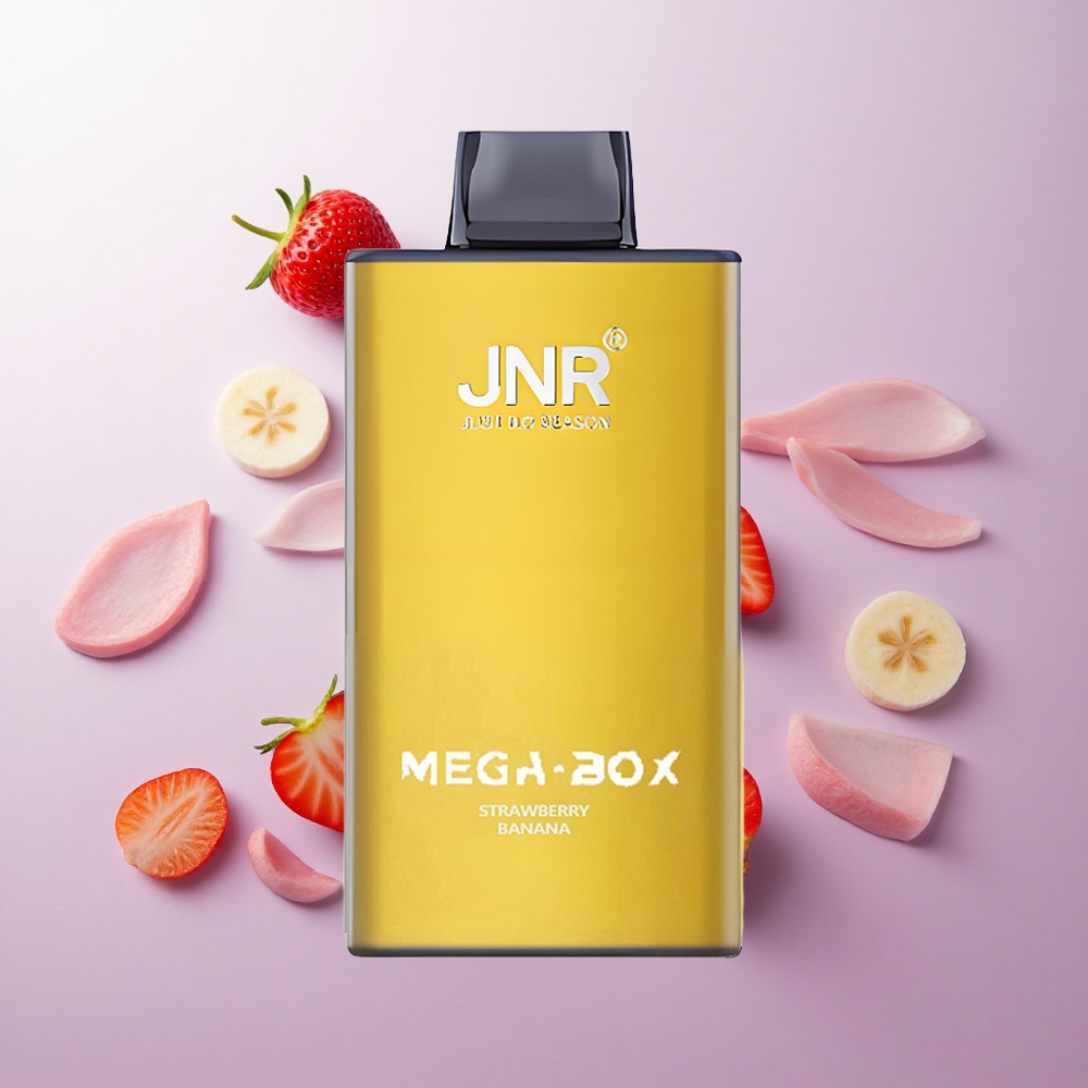 Fresa Plátano JNR Mega Box 25000 Puffs Tipo-C Carga Rápida Chile wholesale