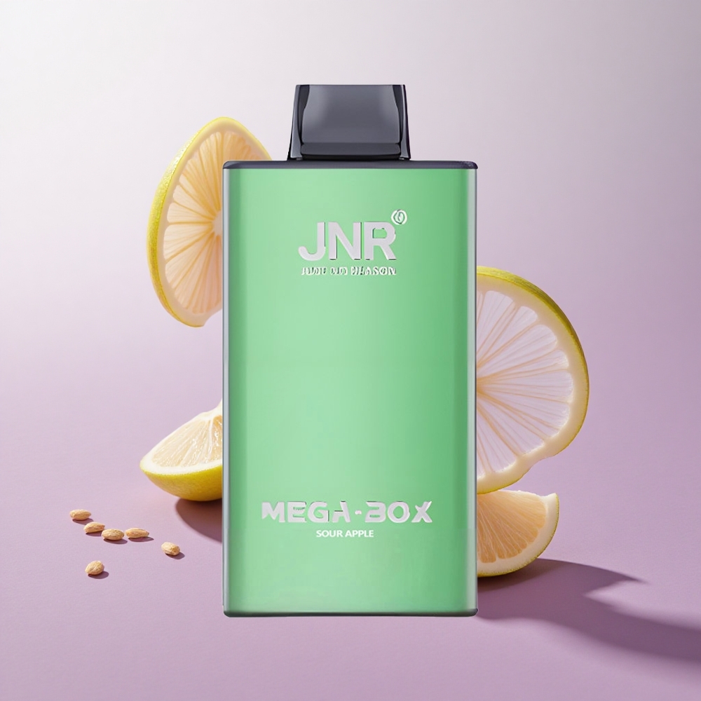 Manzana Ácida JNR Mega Box 25000 Puffs Carga Rápida Type-C Chile wholesale