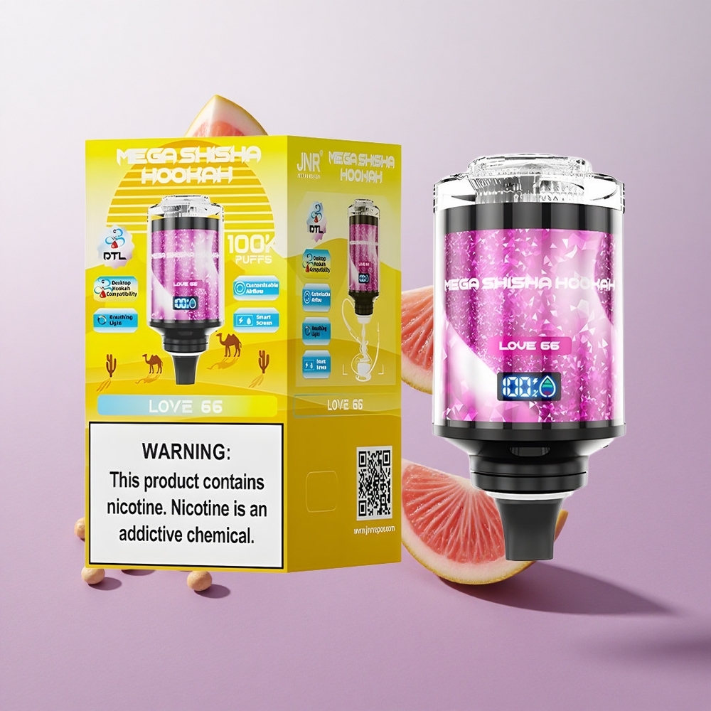 Amor 66 JNR Mega Shisha Hookah 100000 Puffs Pantalla inteligente interactiva Chile wholesale